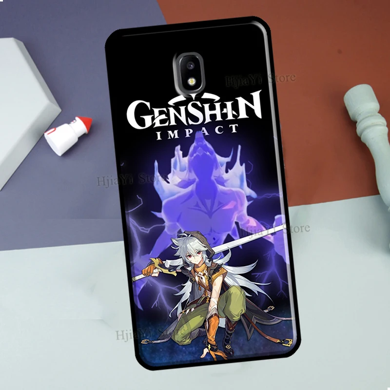 Razor Genshin Impact fanart Soft Cover For Samsung J1 A3 A5 2016 A7 A9 J8 J4 J6 Plus A6 A8 2018 J3 J5 J7 2017 Case