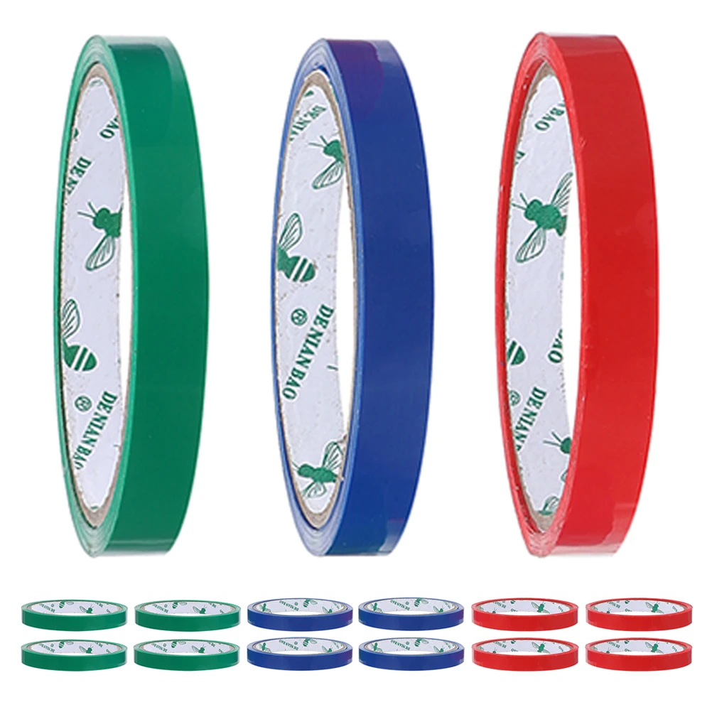 

15 Rolls Bag Sealing Tapes Bag Sealing Tying Packing Tape Supermarket Binding Machine Tape Packaging Tapes for Fruit Bag Tapes