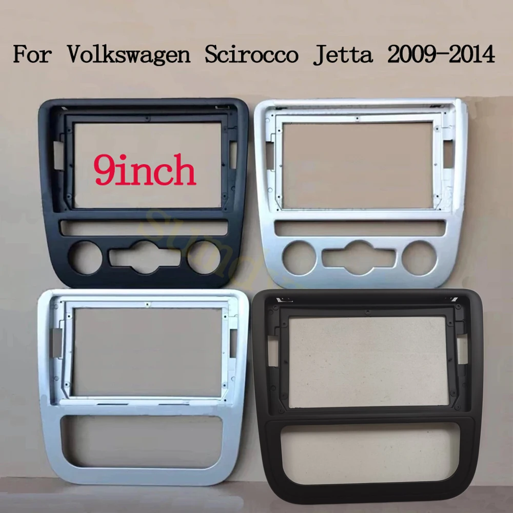 

Car Radio Fascia For Volkswagen Scirocco 2009-2014 Stereo Frame Plate Adapter Mounting Dash Installation Bezel Trim Kit