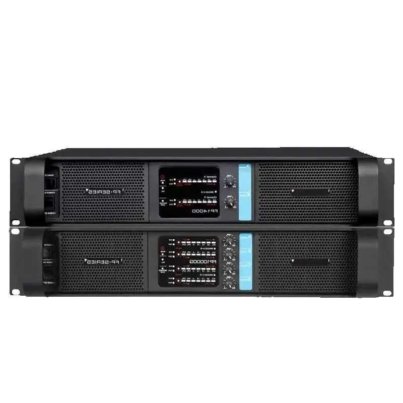 FP10000Q High-Power Pure Rear-Stage Amplifier, Professional Audio Amplifier with Bass Boost Function