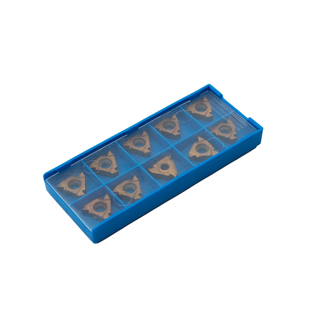 

Quality New Practical Durable 16IR AG60 Blade Thread 10 Pcs/Set CNC Carbide Cast Iron Cutting Inserts Processing