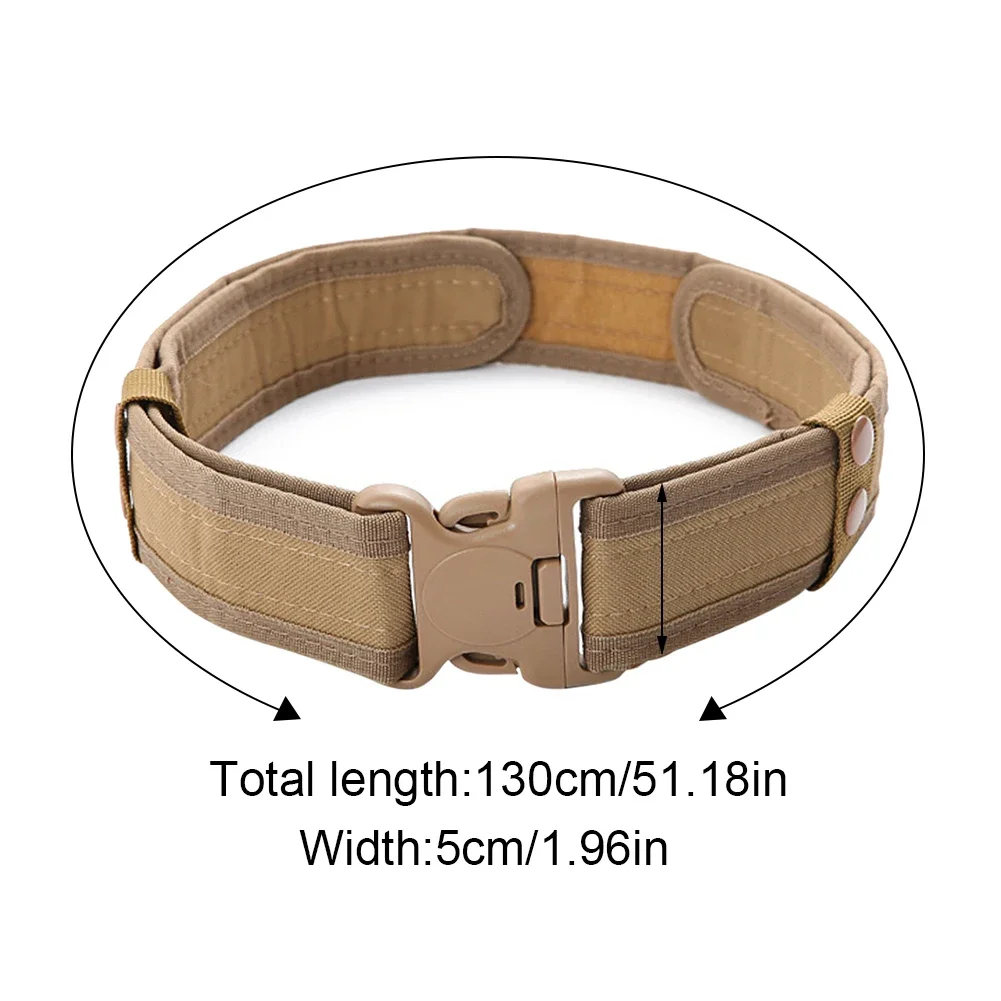 Fashion Men Combat Tactical Belts Quick Release Canvas Tactical Belts Outdoor Hunting Training Camouflage Waist Strap Waistband