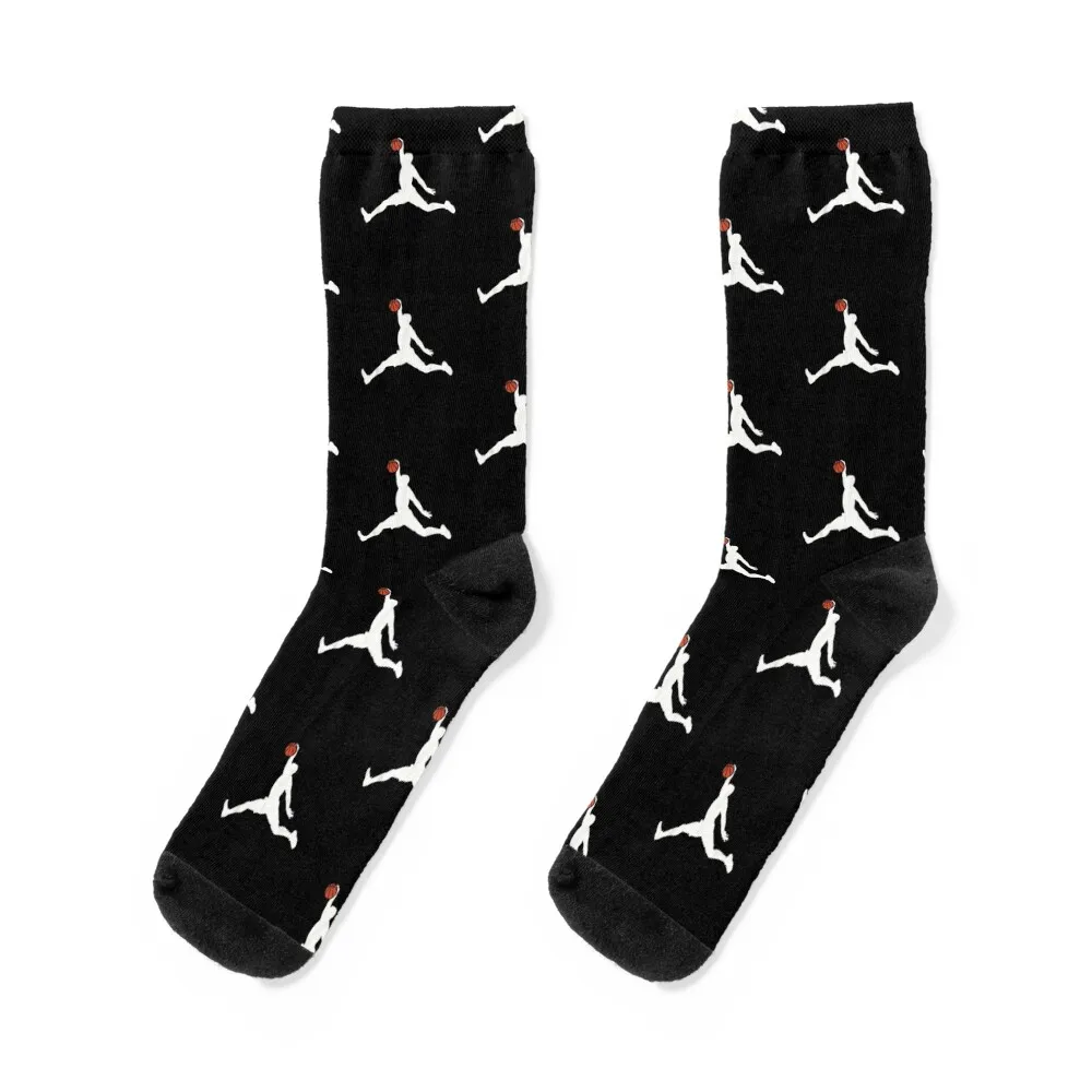 

White Dunk Socks crazy Run man basketball Socks Girl Men's winter gifts Climbing Novelties Women's Socks Men's