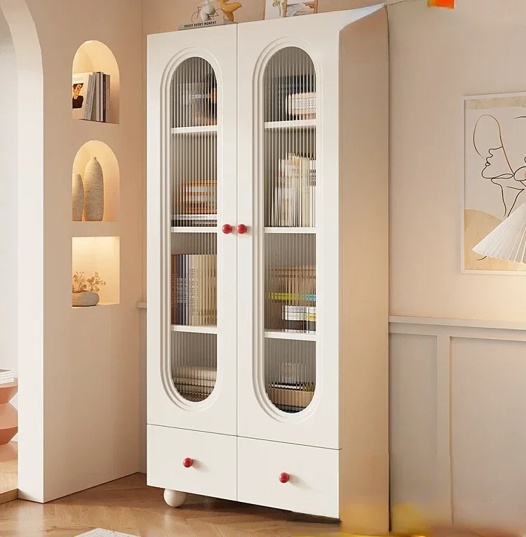 Hot sales Solid wood children's bookcase combination