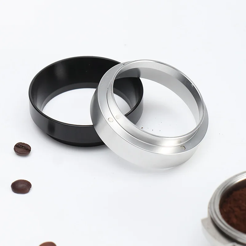 Coffee Powder Ring Anti Fly Powder Coffee Machine Handle 51/53/58mm Platinum Rich Powder Ring Anti Spill Powder Distribution