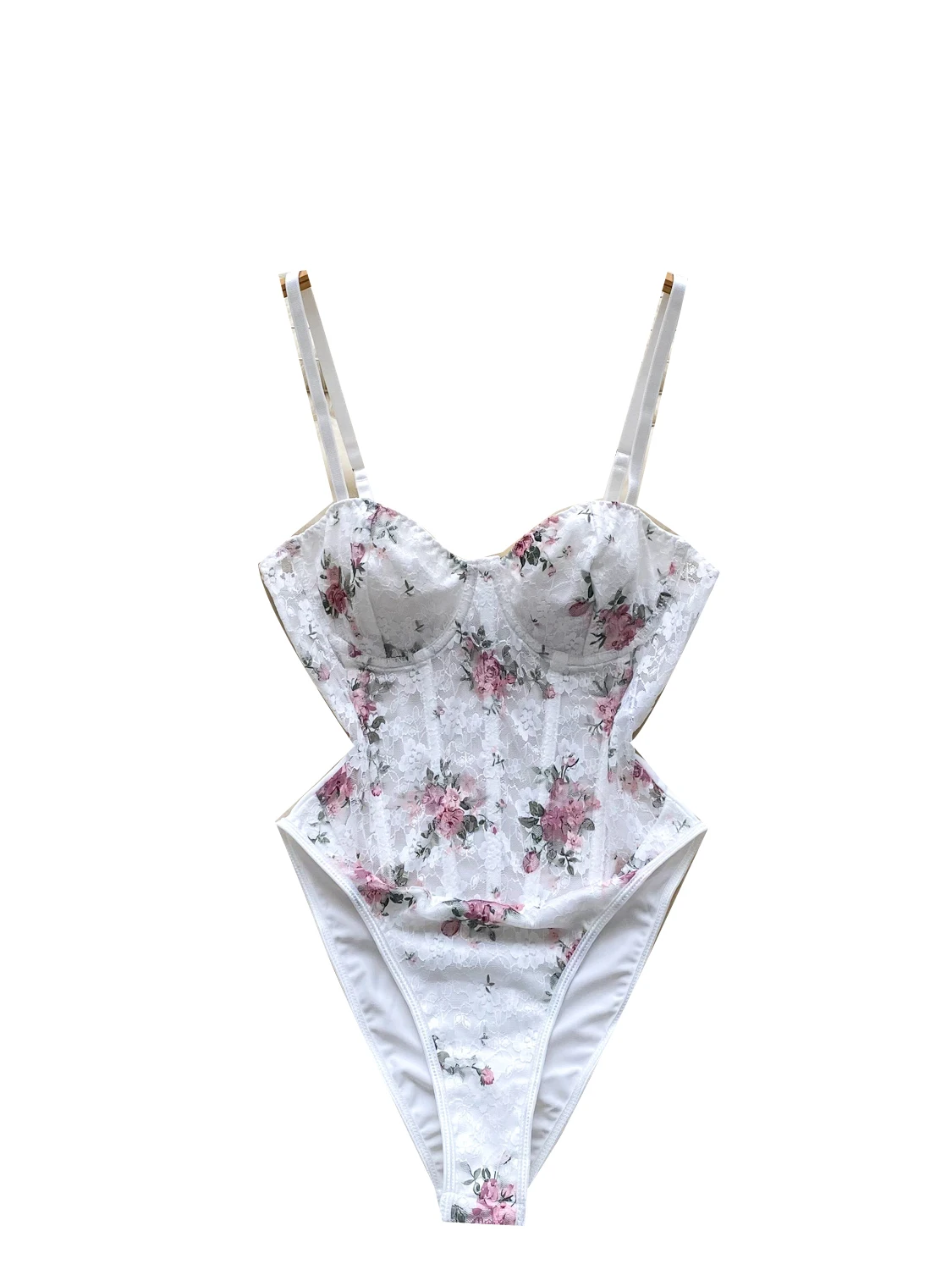 

Цельный костюм Pure Desire с цветочным кружевом, женская сексуальная внутренняя одежда, базовый комбинезон, жилет, осенний сезон, поездка на работу, Sle