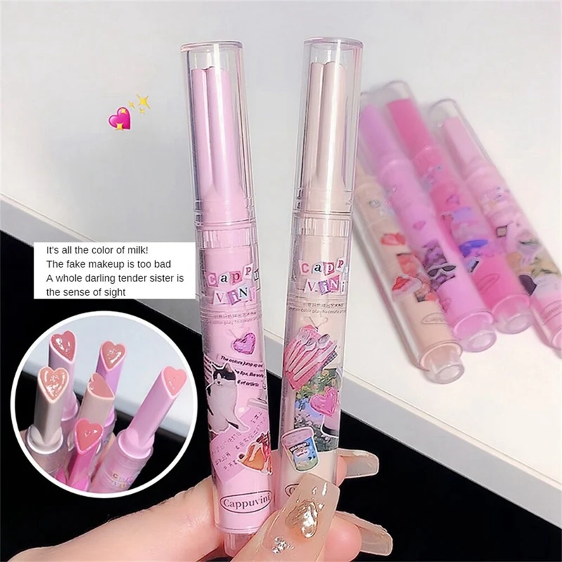 CAPPUVINI-Lápis, Batom Clear Mirror, Impermeável, De Longa Duração, Vidro Transparente, Óleo, Água, Esmalte Labial
