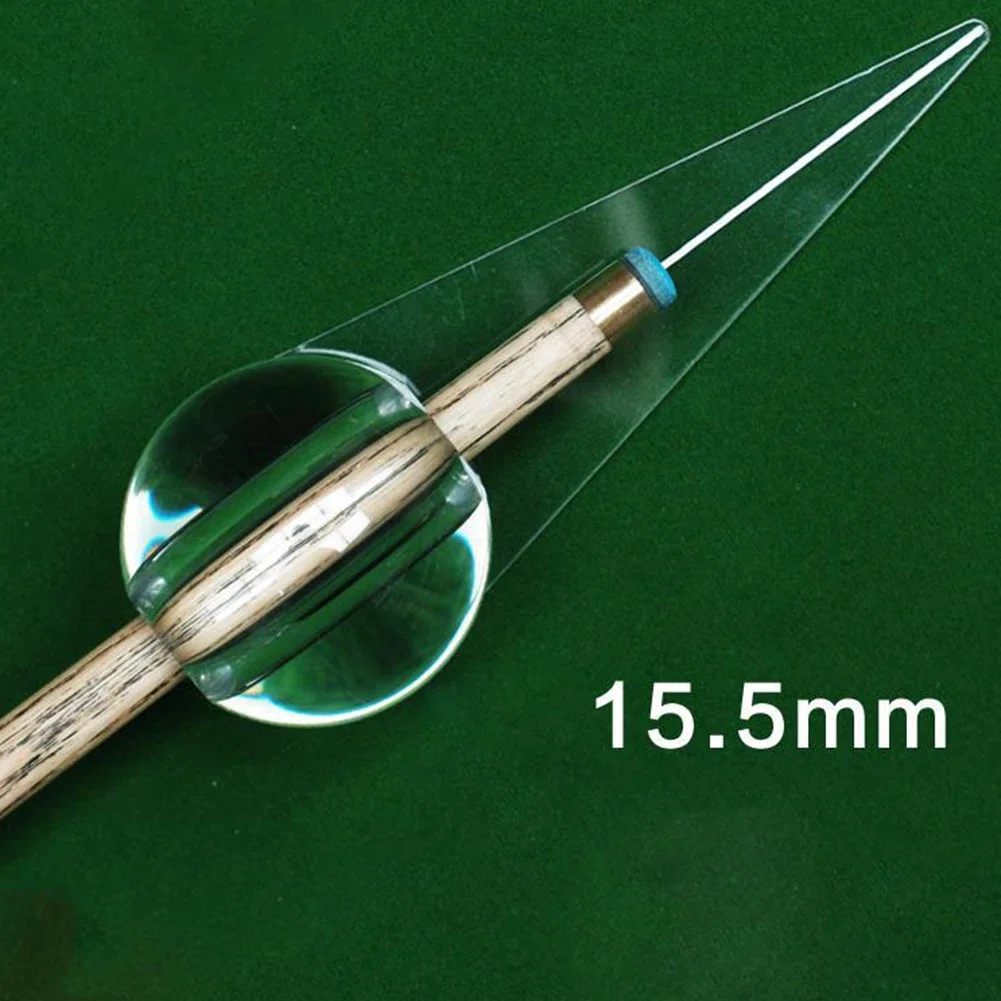 Transparent Billiards Hitting Exerciser for Snooker and Pool Players to Build Muscle Memory and Reduce Unintended Sidespin