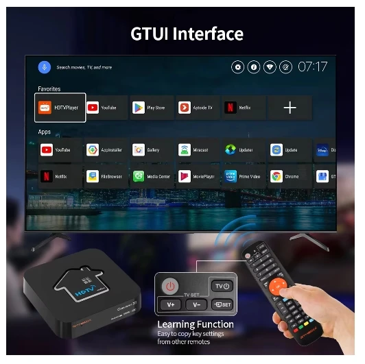 Genuine]New GTMEDIA Converter X1 ATSC3.0 Terrestrial signal Android TV BOX Support DVR recording USB DVR HDTV player Next-Gen TV