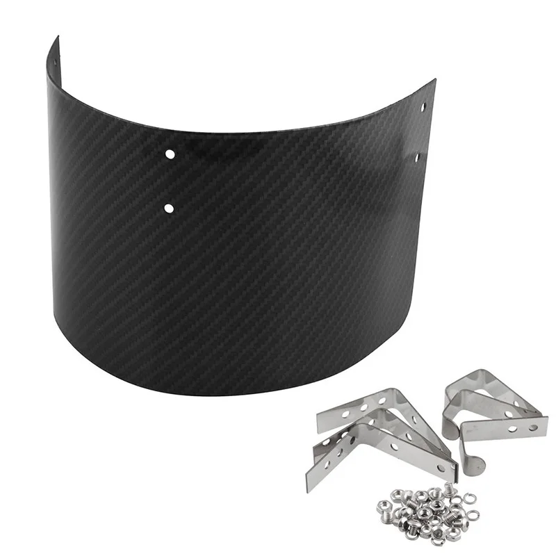 Car Cold Air Intake Cone Sport Filter Cover Stainless Steel Heat Shield Universal Auto Intake Heat Shield Dust Shield Accessorie