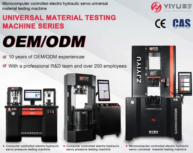 Single Space 1000kn Strain/stress Universal Tensile Testing Machine With Flat Push Special Test Fixture
