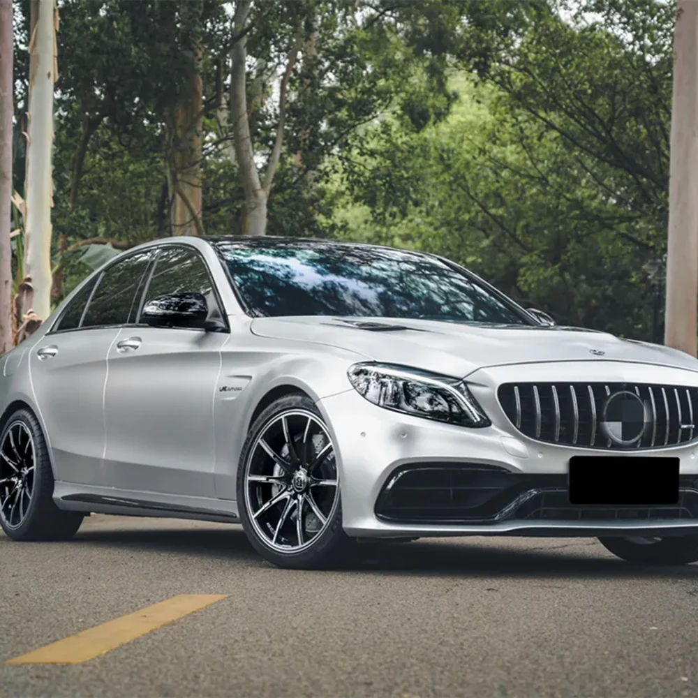 

Super Matt Chrome Silver Vinyl Film for Full Car Accessories Exterior Styling Automobile Matte Wrap Design 6x60-inch