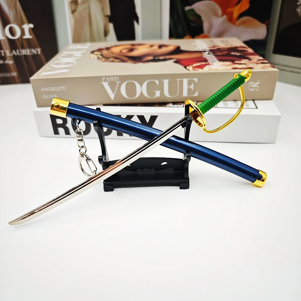 Modelo de Arma Metálica Griffin de 23cm com Bainha, Espada Pop-up, Artesanato, Katana, Brinquedo de Cosplay, Coleção e Enfeite