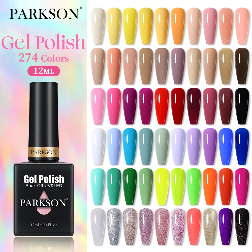 

Parkson 12 мл Гель-лак для ногтей Soak Off UV LED Красочный гель для ногтей Длительный гель-лак для ногтей Супер хорошая цена Гель-лак