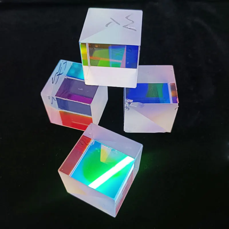 1PC RGB9H369 Optical Dichroic X-Cube Prism 24x24x25mm RGB Combiner Splitter RGB9H369