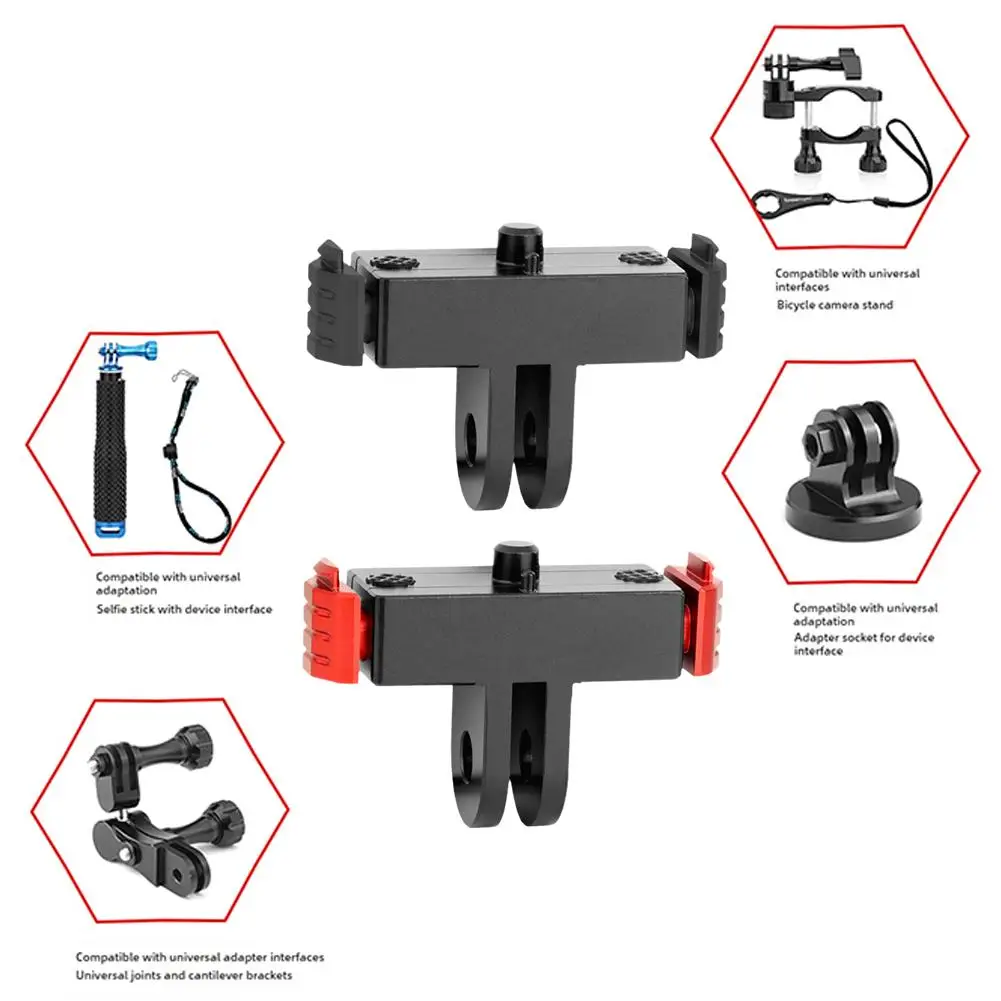 Base magnética de liberação rápida para gopro hero 13, adaptador de montagem de extensão, suporte de liga de alumínio para go pro hero 13, acessórios pretos