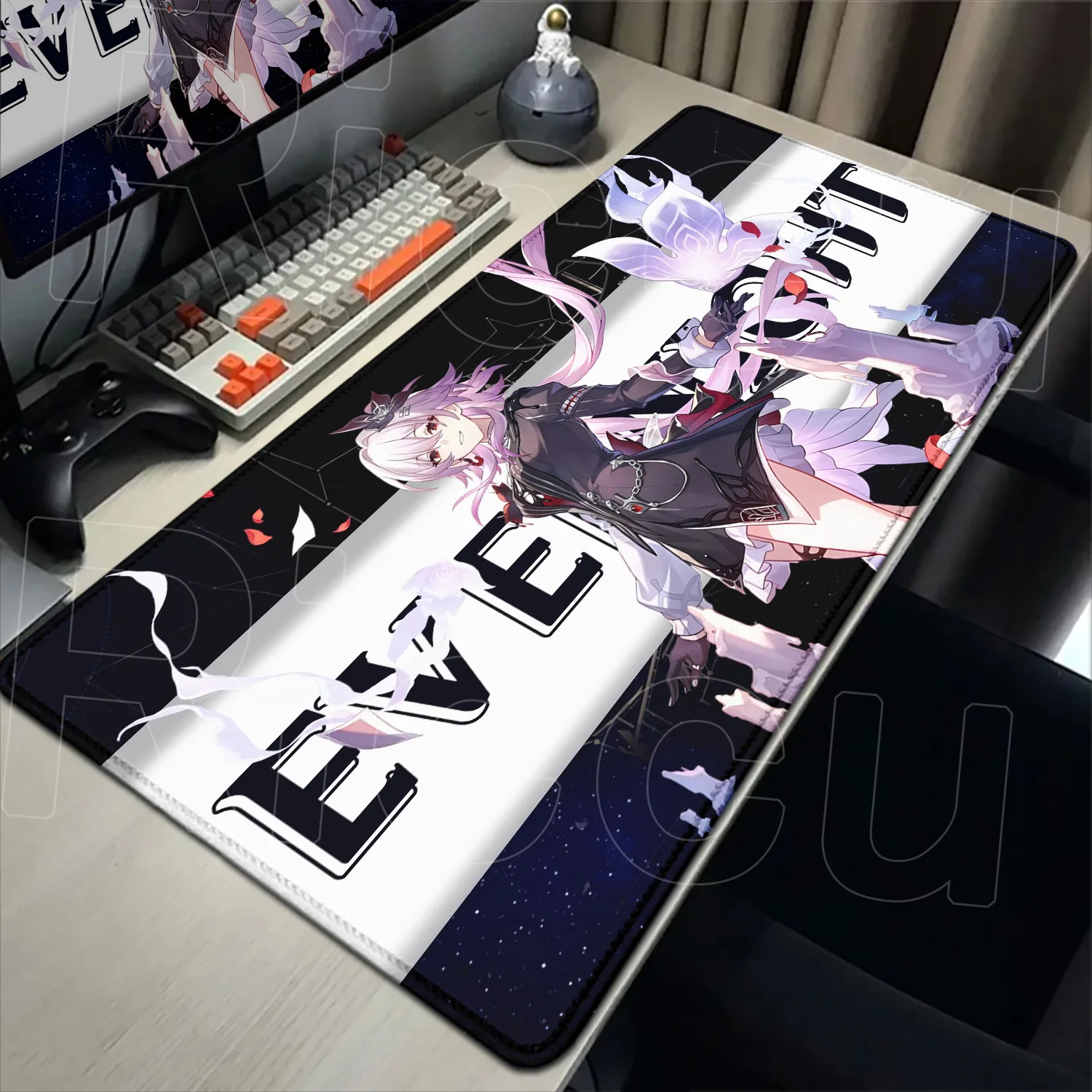 

New Evernight Cyrene Honkai Star Rail Mouse Pad Anime Gaming Mousepad Laptop Cool Gamer Cabinet Keyboard Rug PC 900x400 Desk Mat