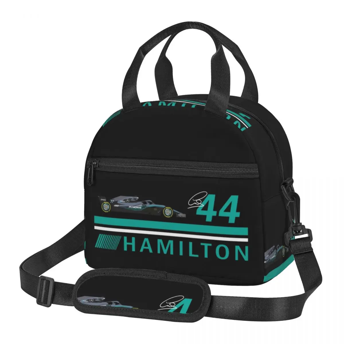 Lewis Hamilton Lunch Bags Insulated Bento Box Leakproof Lunch Tote Picnic Bags Cooler Bag for Woman School