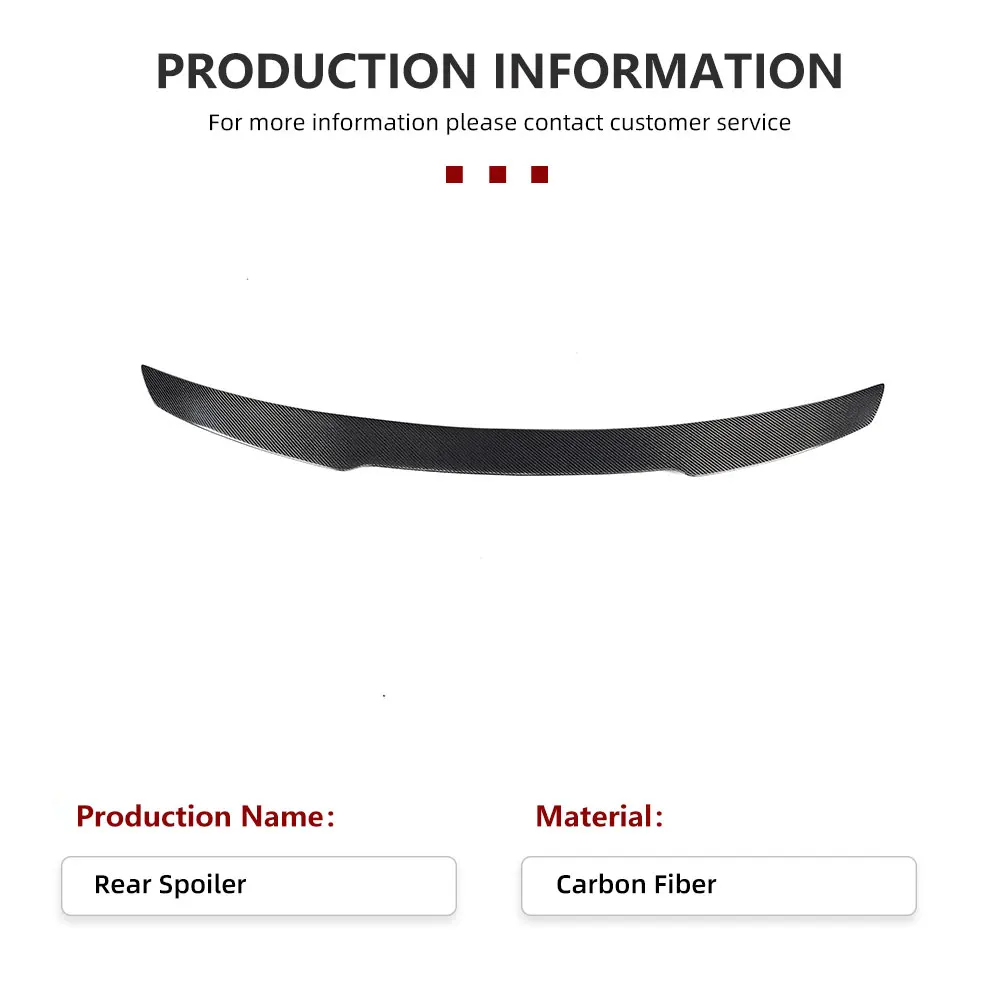 جناح سبويلر خلفي للسيارة BMW X5 G05 X5M F95 2020-2025 ألياف الكربون الخلفي الأوسط سبويلر الجناح الشفاه