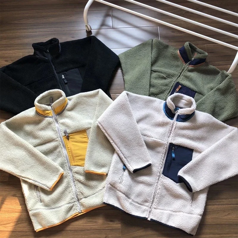 

New Motorcycle Outdoor Fleece Jacket For Men/Women Double Sided Fleece Thickened Plush Rider Cycling Suit Lamb Wool Windproof