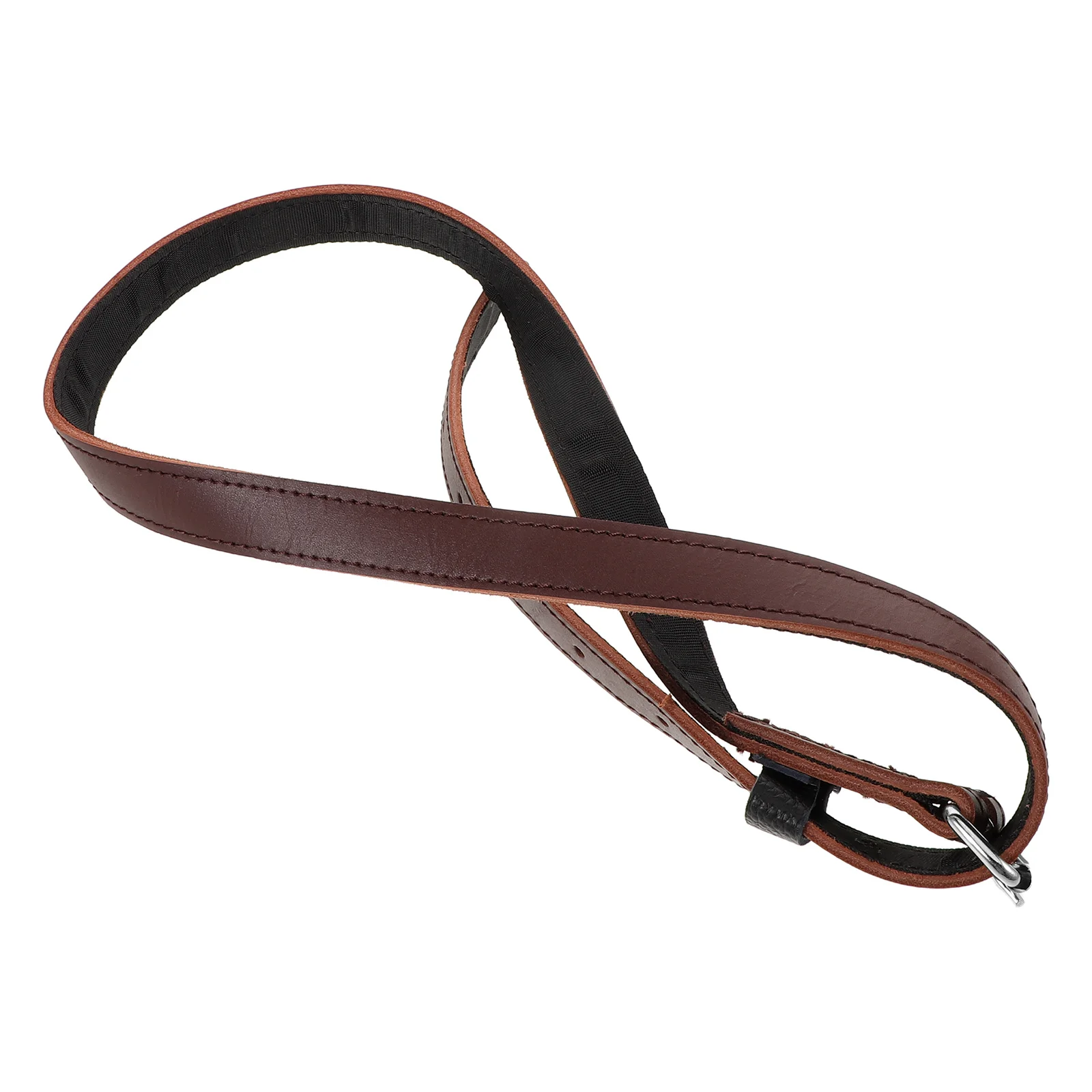 Equestrian Stirrup Brown Full Grain Oil Treated Non-Stretch Soft For Training Jumping Competition Horse Saddle
