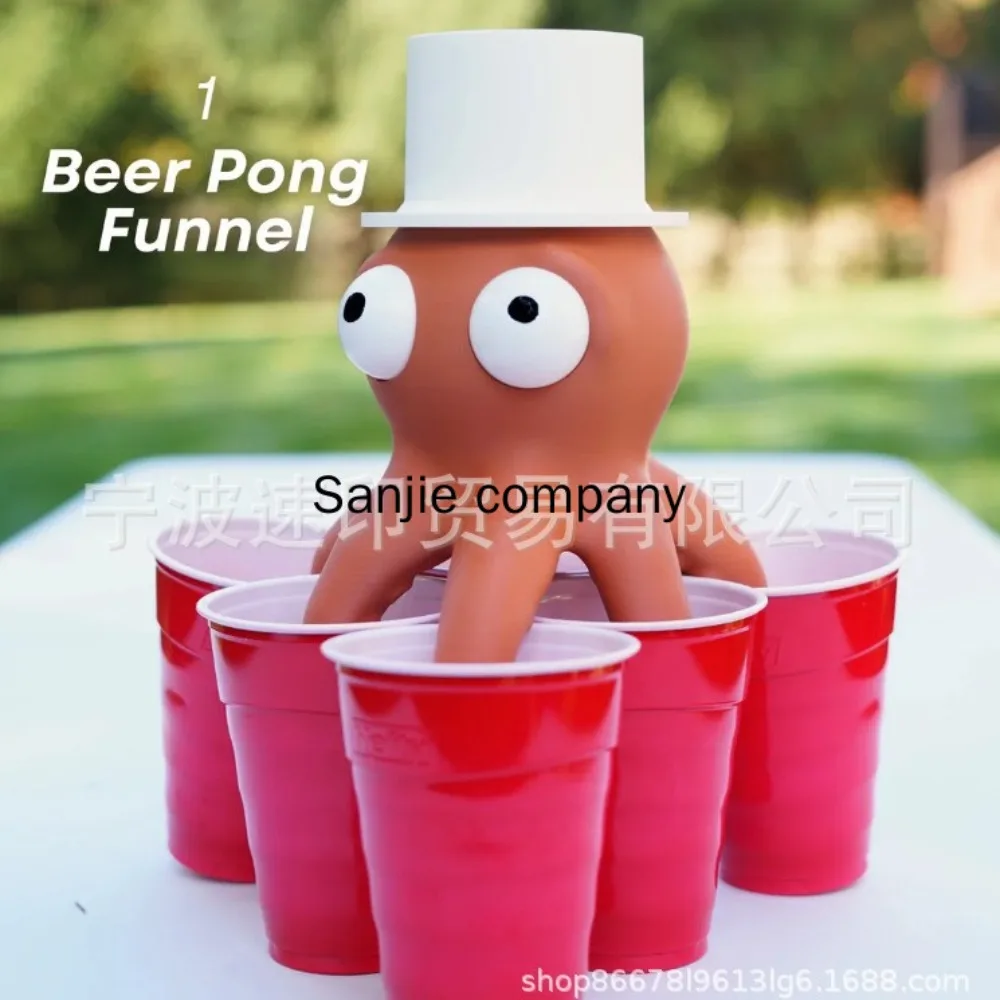 Cross-border five-in-one party octopus table tennis cup water dispenser