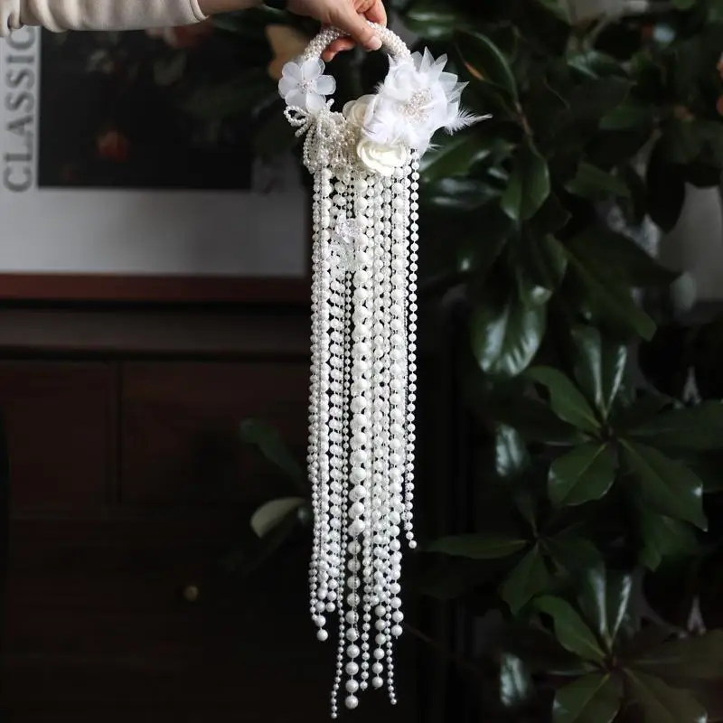 cloche-de-perles-haut-de-gamme-fleurs-a-main-bouquet-de-mariage-gouttes-d'eau-pour-mariee-fleurs-a-main