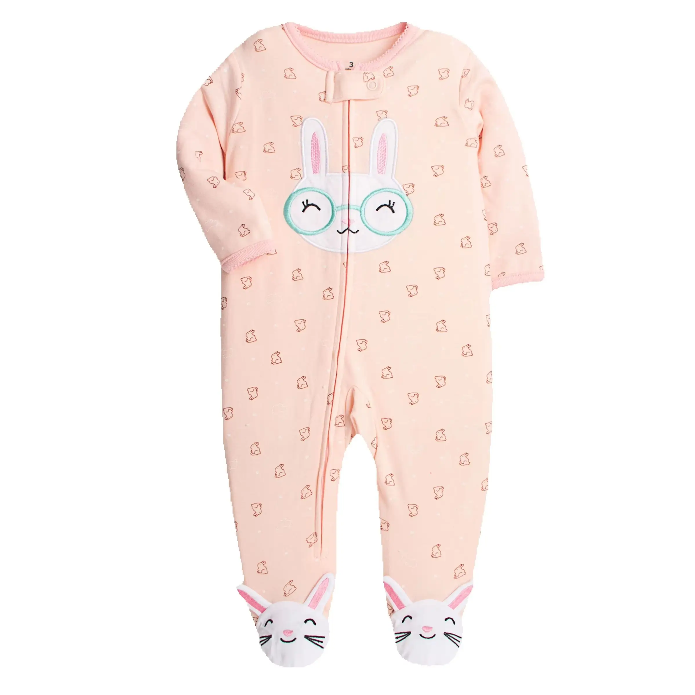 Cotton Baby Clothes Zipper Romper Newborn Baby Clothes Spring Summer Winter Ropa Bebe Girls Clothes Girls Jumpsuit Cotton