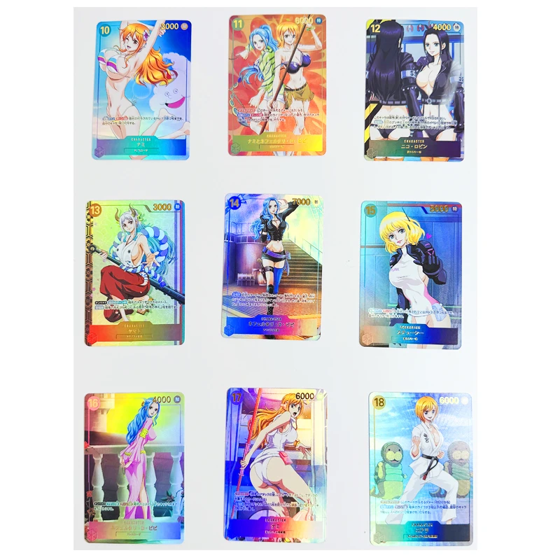 

9pcs/set ONE PIECE OPCG Nami Nico Robin Toys Hobbies Hobby Collectibles Game Collection Anime Cards