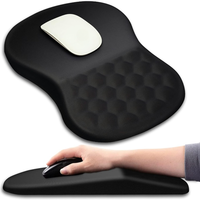 Pink Tropical Wrist Pad Mouse Pad Wrist Rest Office 3D Stereoscopic Memory Cotton Bump Non-slip Relaxation Wrist Pad