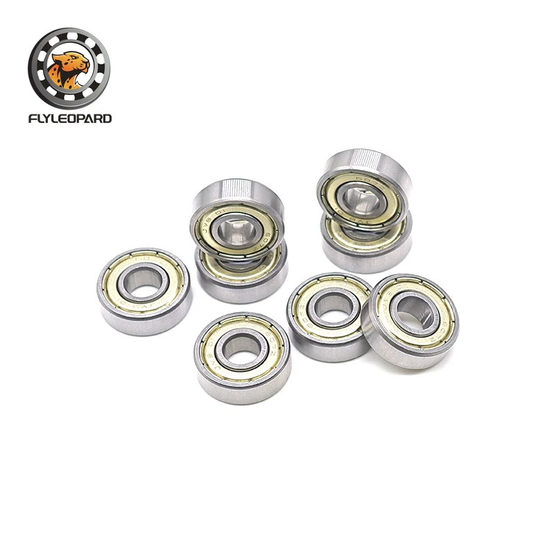 10 قطعة 607ZZ تحمل 7x19x6mm مصغرة 607 ZZ الأخدود العميق محامل مصغرة ل سكيت سكوتر طابعات ثلاثية الأبعاد محامل #5