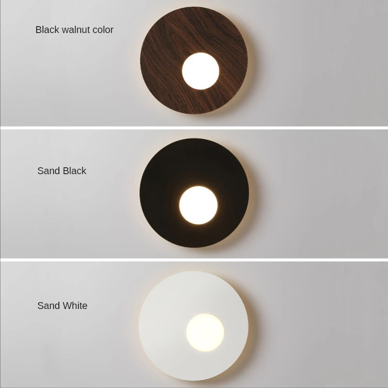 New Round Wall Lamp Modern LED Lighting Fixture LED Sconce for Living Room Bedroom Bedside Designer Decoration Aisle Hall Light