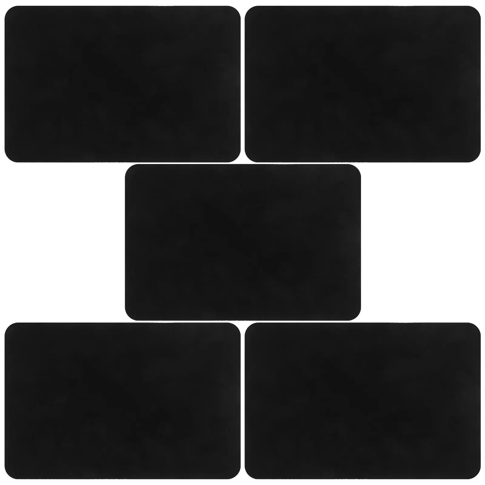 

5 Pcs Black Microfiber Cleaning Cloth Vinyl Record Dust Remover Turntable Cleaner CD Album Wiper Lightweight Washable