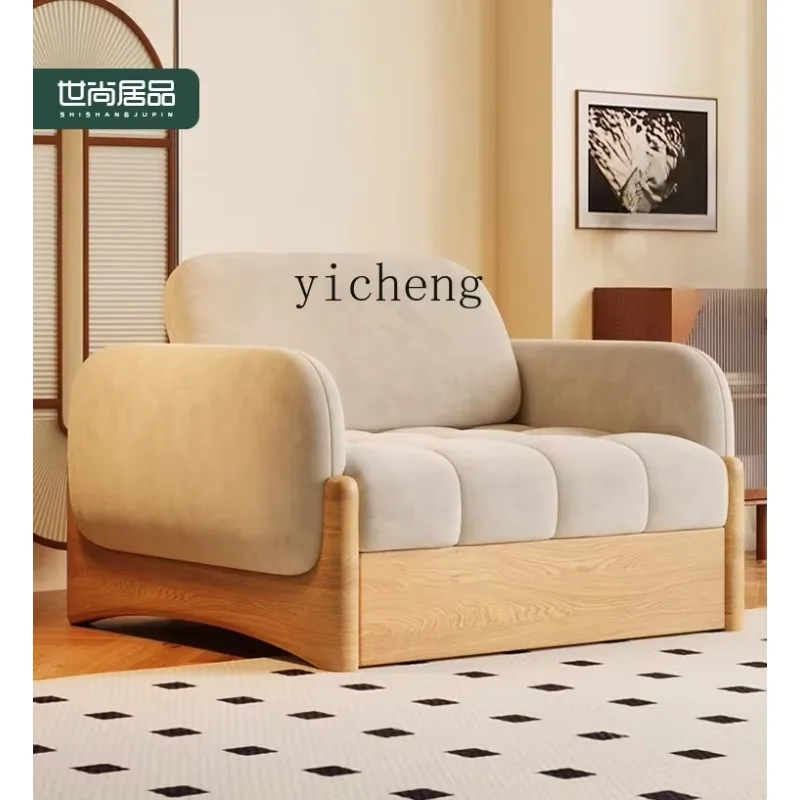 X5-16   solid wood multi-functional folding dual-purpose balcony living room sofa retractable bed small apartment single double