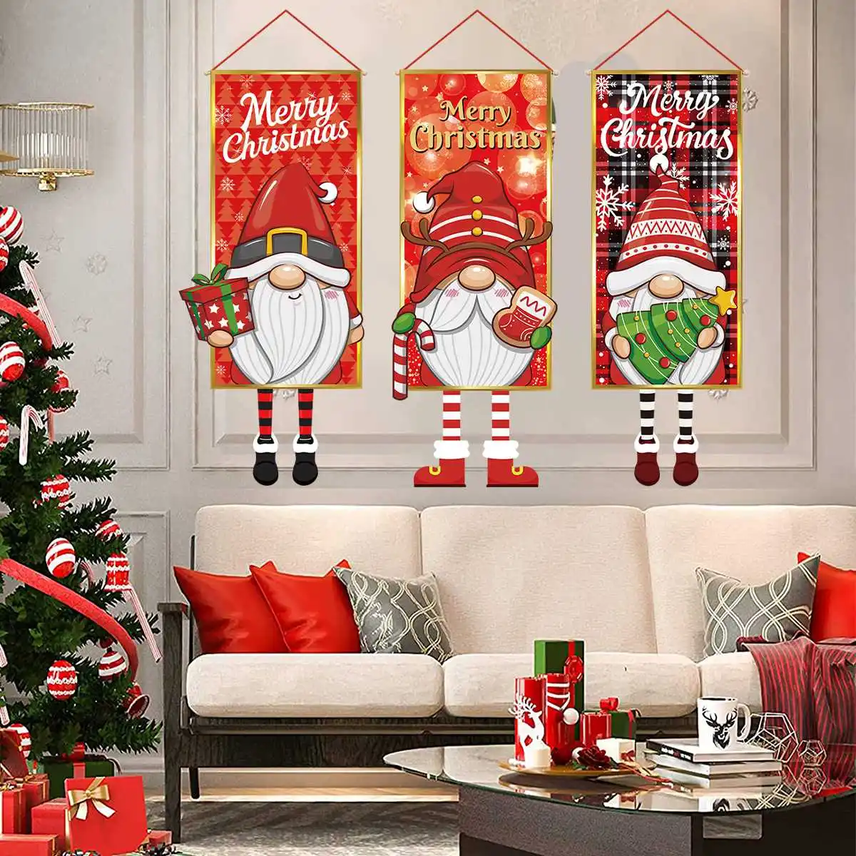 Christmas Faceless Doll Flag Merry Christmas Decorations For Home 2023 Xmas Gifts Cristmas Ornament Navidad Natal Noel New Year