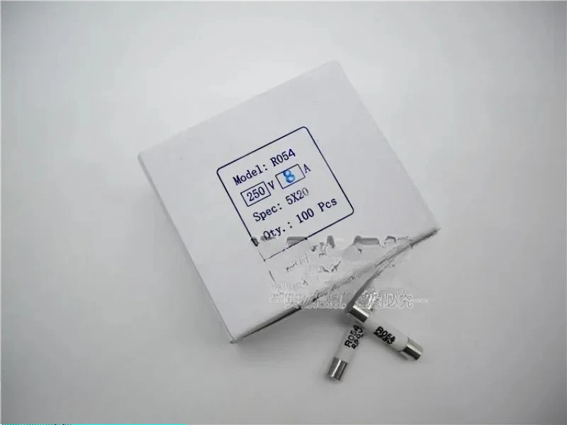 

5PCS R054 ceramic 5 * 20 fuse tube R054 fuse core 0.5A1A2A5A6A10A13A15A16A20A