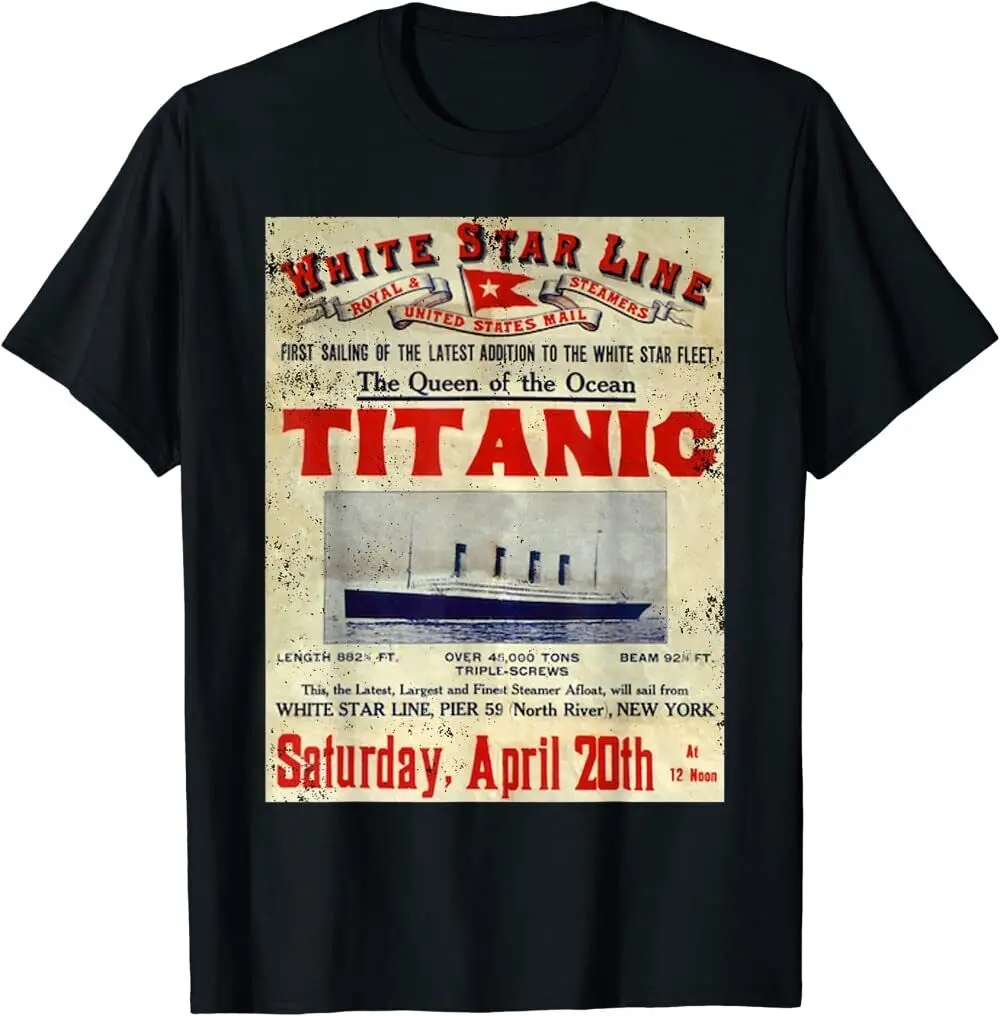 New Limited The Legend Of Titanic Memorable T Shirt Usa S Xxl