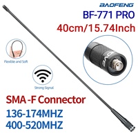 BAOFENG BF-771 PRO SMA-Female VHF UHF Dual Band Antenna For Walkie Talkie Baofeng UV-5R UV-21 k6 Quansheng UV K5 (8) Ham Radio