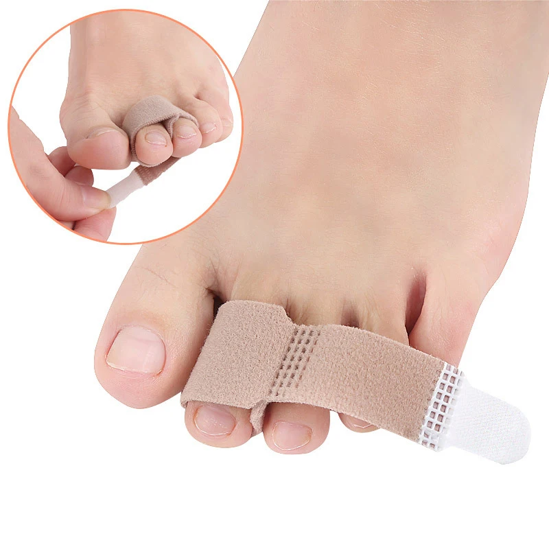 1pcs Toe Separator Splint Toe Hallux Valgus Corrector Bandage Wraps Finger Straightener Foot Stretcher Care Tool