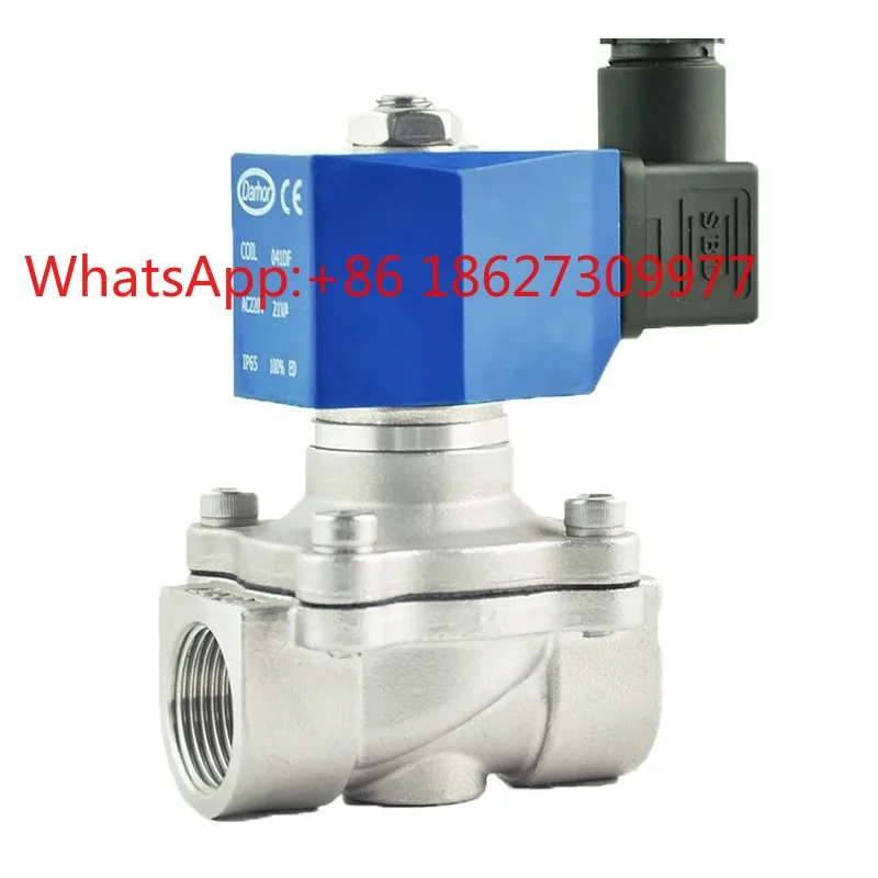 SS304/316 stainless steel solenoid/switch valve 4 /6 minutes 1 inch 24VDC220VAC