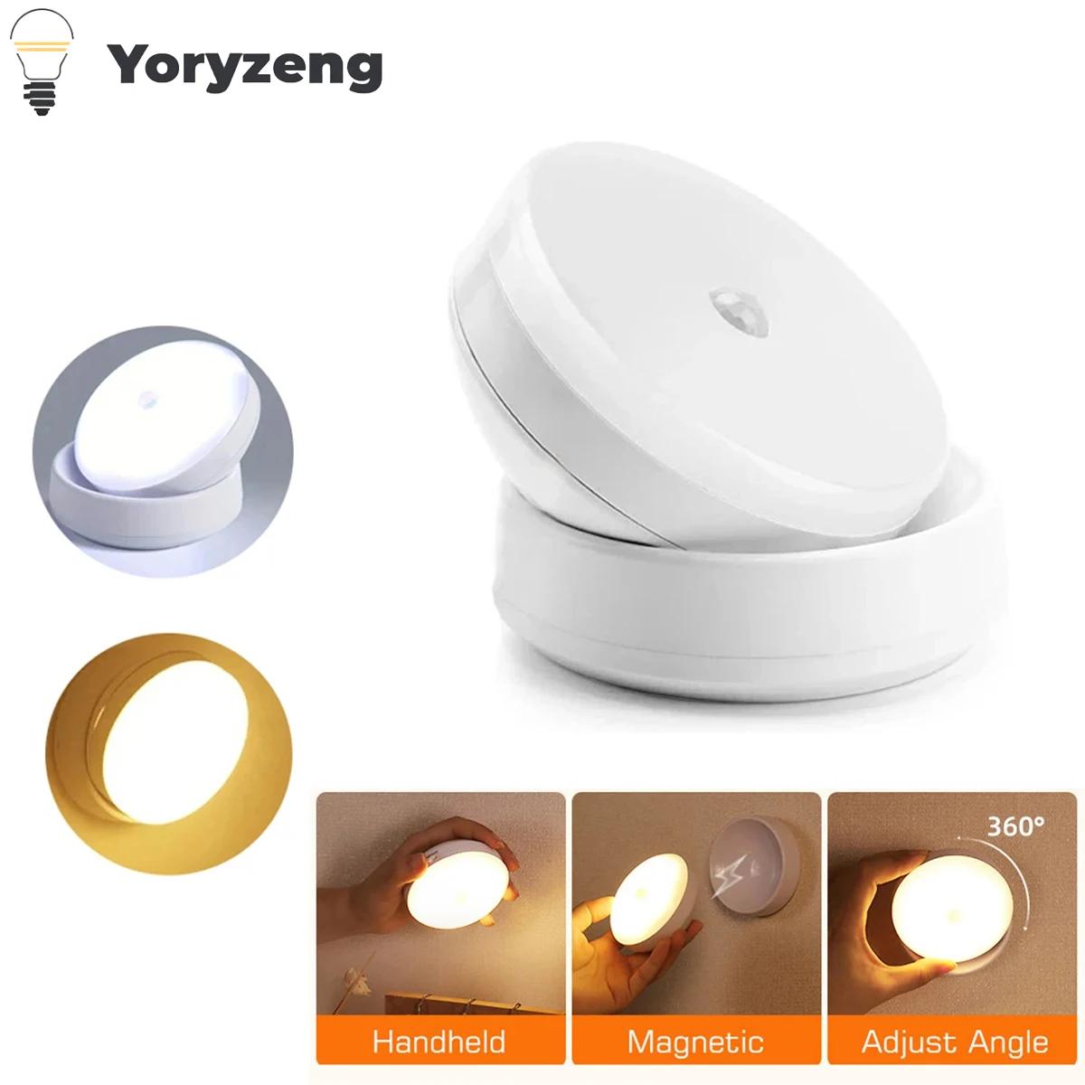 

USB Charging Motion Sensor Light LED Night Light Intelligent Human Induction For Bedside Cabinet Wardrobe Lighting Wall Lamp