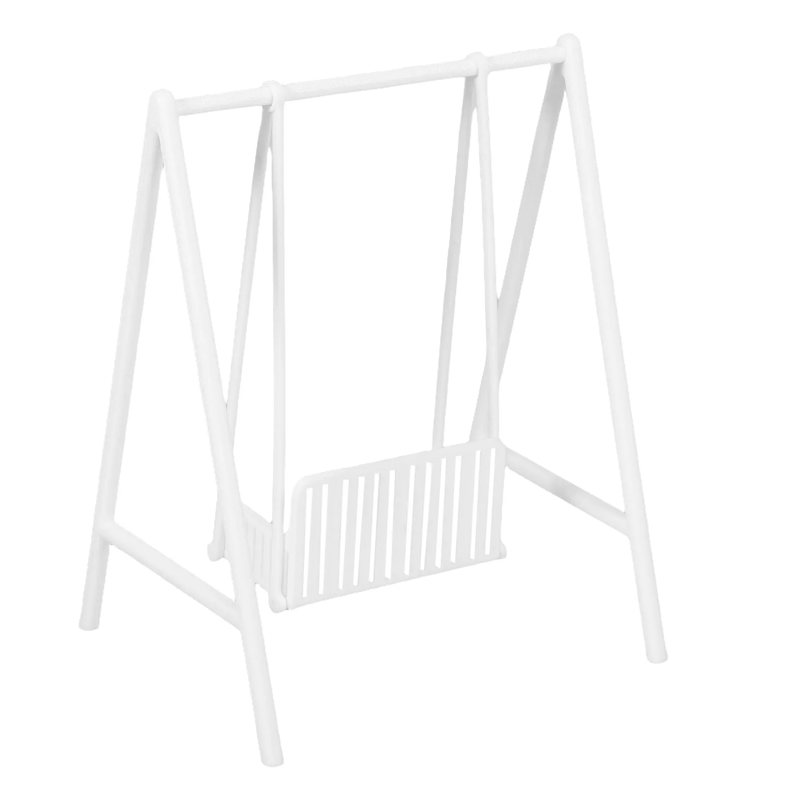 

Миниатюрные садовые качели в масштабе 1:12 для декора кукольного домика, пластиковый подвесной стул-реквизит, реалистичная миниатюрная мебель для демонстрации поделок