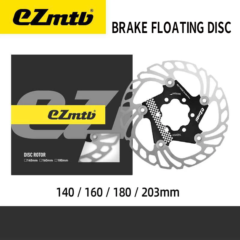 

EZmtb Mountain Bike Floating Disc Rotors - Six - Bolt Brake Discs, Disc Brake Rotor Plates, Sizes 140 - 203mm
