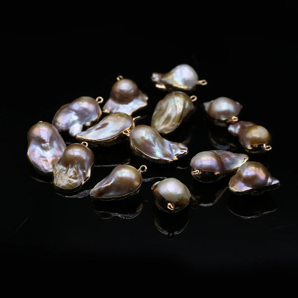 Baroque Fishtail Pendant Natural Freshwater Pearl 20x35mm For Jewelry Making DIY Bracelet Earrings Necklace Accessory