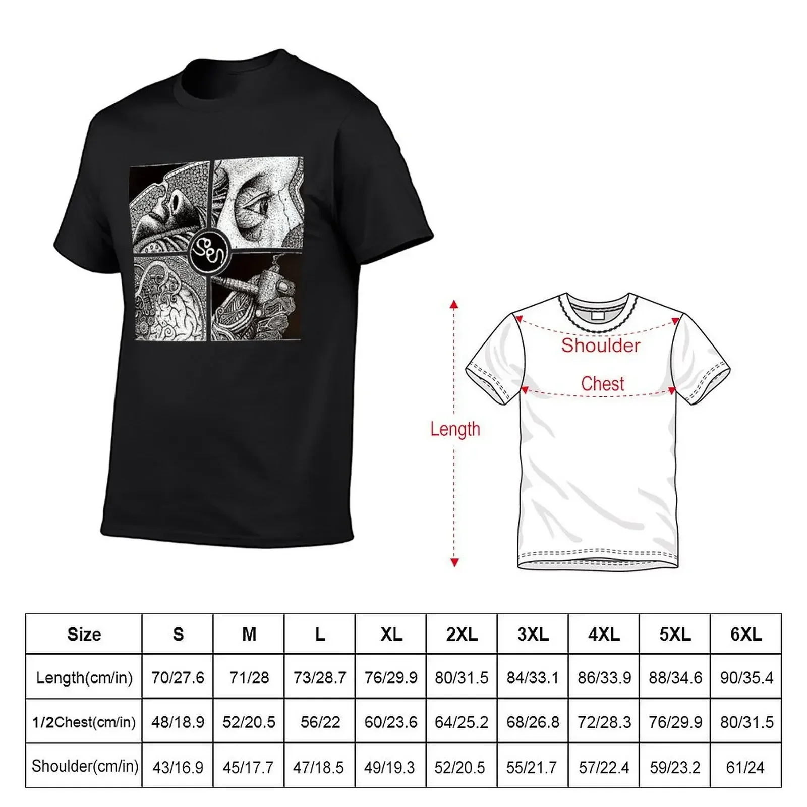 SOEN Band Artwork T-shirt quick-drying Short sleeve tee funny t shirts for men