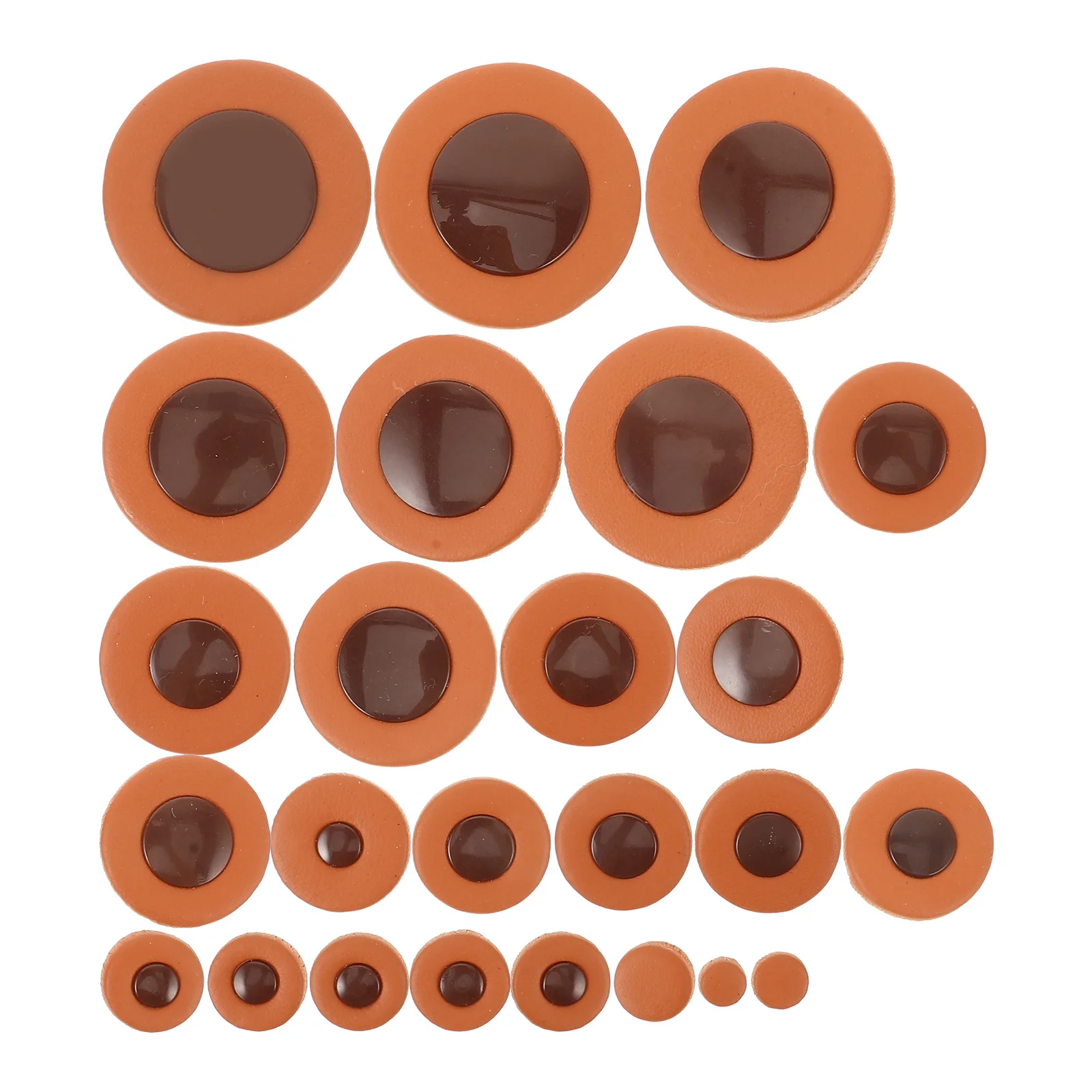 

25 Pcs Saxophone Pad Alto Repair Tools Sealing Pads along with Cushion for Musical Instrument Parts Professional Kit