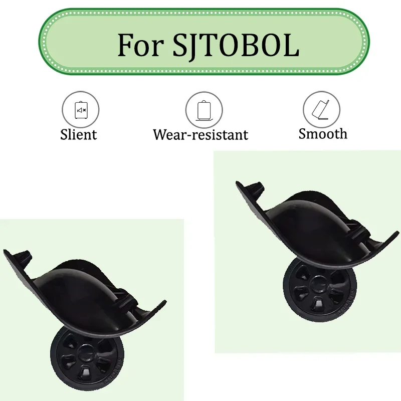 For SJTOBOL T53 For Practical Simple Suitable Suitcases 360°Silent Wheels Accessories Rotating Suitcase Wheels With Installation