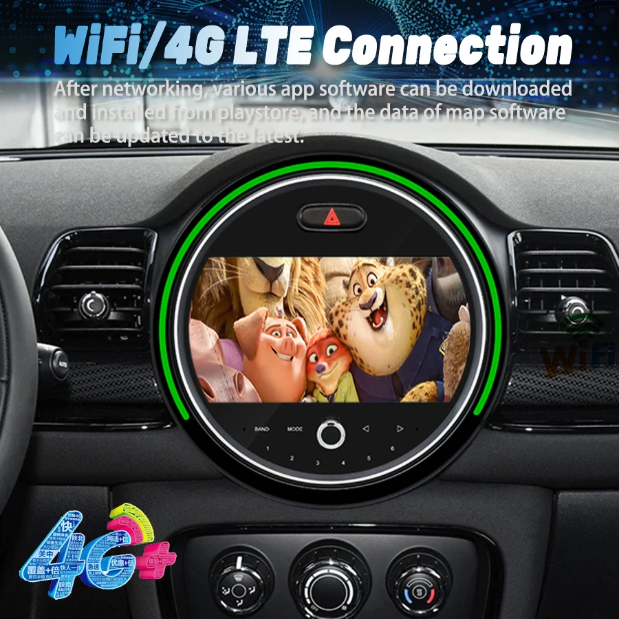 9inch For BMW Mini F54 2017 Car Radio Android Screen Navigation Carplay GPS Audio Bluetooth Video Head Unit Stereo Multimedia