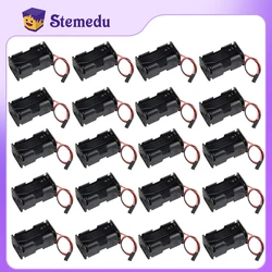 1/2/4/6/10 PCS 4 Cell AA Battery Holder Plastic Storage Box Case JR Connector Receiver Battery Pack Dual Layers Wire Lead for RC
