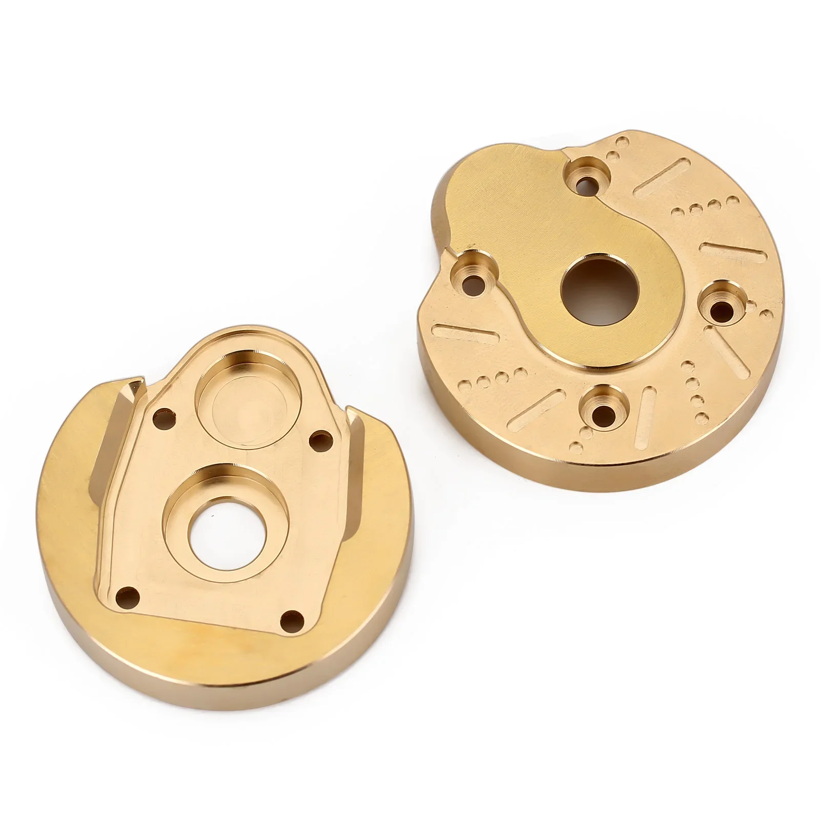 INJORA Heavy Duty Brass Portal Steering Knuckle Housing for 1:10 RC Crawler Car Axial SCX10 III AXI03007 Capra 1.9 Upgrade Parts